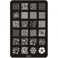 Matrita Stampila unghii #CK11 Matrita stampila unghii